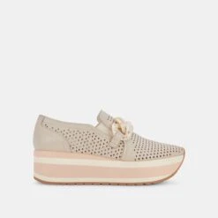 JHENEE PERFORATED SNEAKERS SAND NUBUCK 22 JHENEE PERFORATED SNEAKERS SAND NUBUCK -Fashion Shoe Store DOLCEVITA FLATS JHENEEPERF SANDNUBUCK 02
