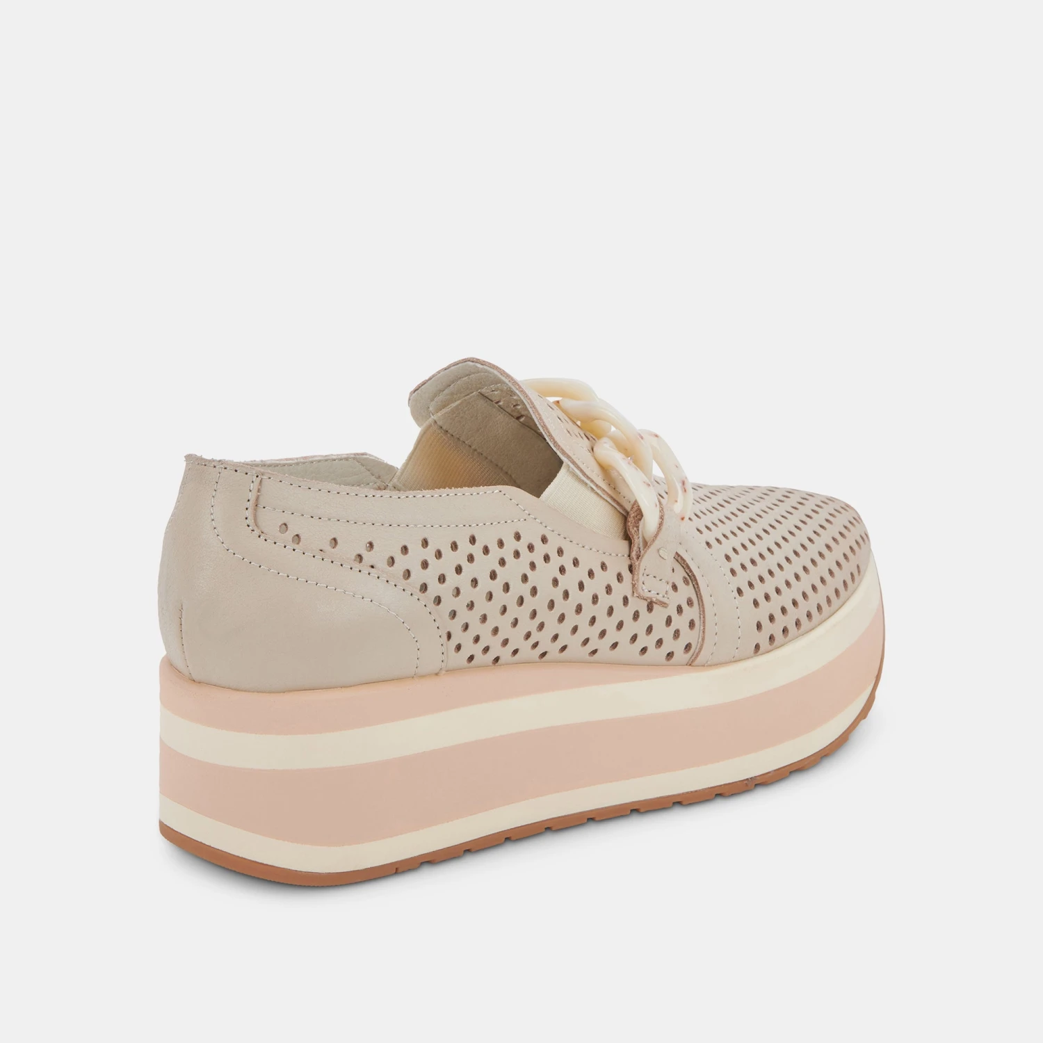 JHENEE PERFORATED SNEAKERS SAND NUBUCK 11 JHENEE PERFORATED SNEAKERS SAND NUBUCK - Image 9