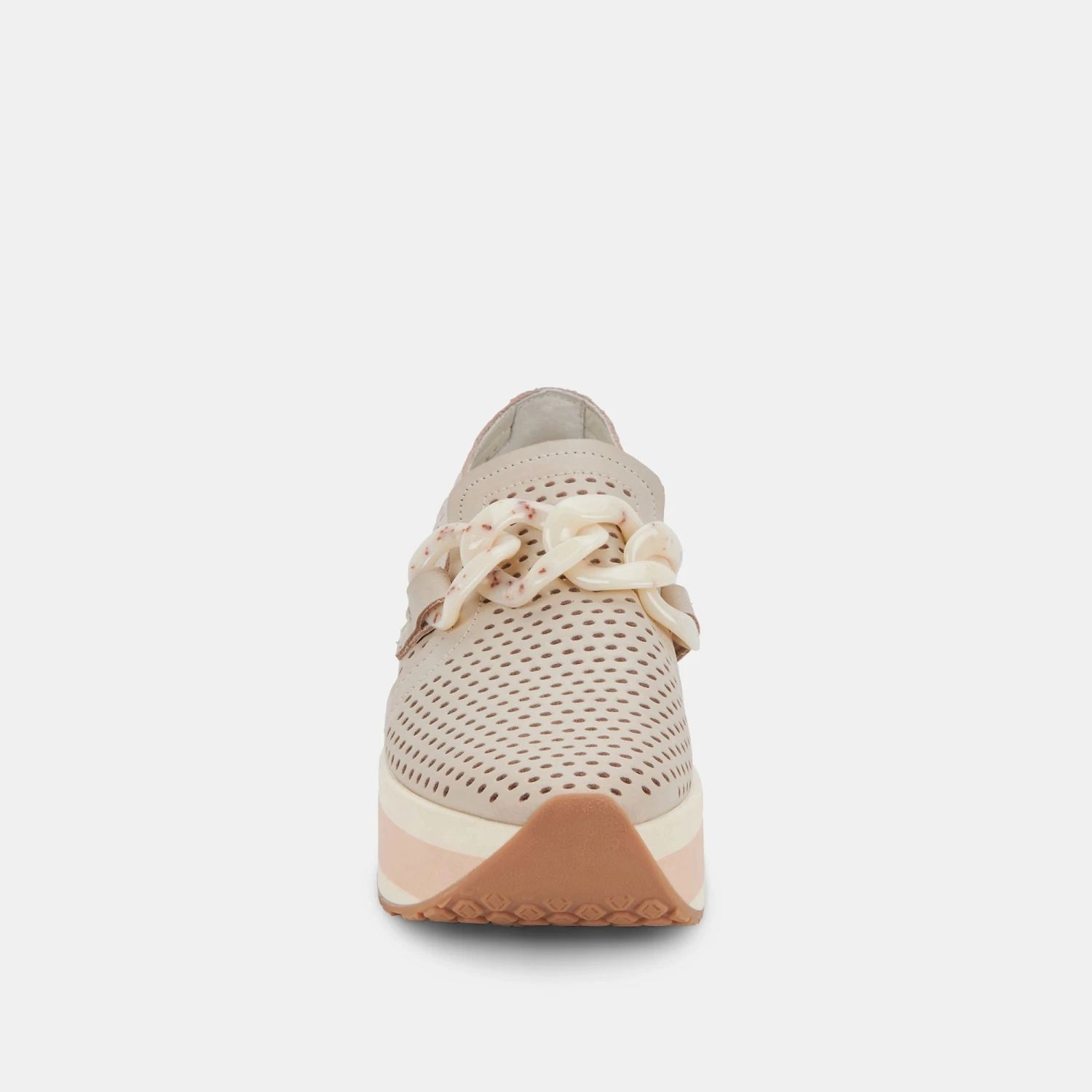 JHENEE PERFORATED SNEAKERS SAND NUBUCK 14 JHENEE PERFORATED SNEAKERS SAND NUBUCK - Image 12