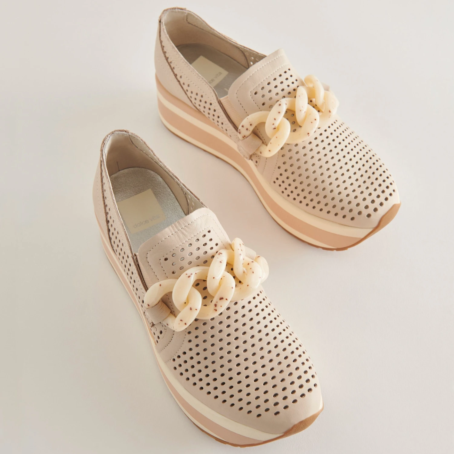JHENEE PERFORATED SNEAKERS SAND NUBUCK 3 JHENEE PERFORATED SNEAKERS SAND NUBUCK