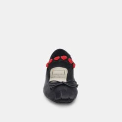 Dolce Vita LILLY BALLET FLATS BLACK MULTI SATIN -Fashion Shoe Store DOLCEVITA FLATS LILLY BLACKMULTISATIN 04