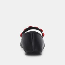 Dolce Vita LILLY BALLET FLATS BLACK MULTI SATIN -Fashion Shoe Store DOLCEVITA FLATS LILLY BLACKMULTISATIN 05