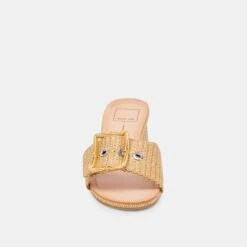 Dolce Vita LUCEY HEELS WARM NATURAL RAFFIA 16 Dolce Vita LUCEY HEELS WARM NATURAL RAFFIA -Fashion Shoe Store DOLCEVITA FLATS LUCEY WARMNATURALRAFFIA 04