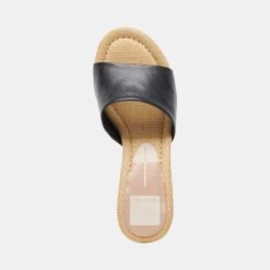 Dolce Vita MINNY HEELS BLACK LEATHER 20 Dolce Vita MINNY HEELS BLACK LEATHER -Fashion Shoe Store DOLCEVITA FLATS MINNY BLACKLEATHER 06