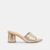 Dolce Vita MINNY HEELS ROSE GOLD LEATHER -Fashion Shoe Store DOLCEVITA FLATS MINNY ROSEGOLDLEATHER 02