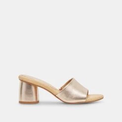 Dolce Vita MINNY HEELS ROSE GOLD LEATHER