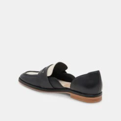 MOYRA FLATS BLACK WHITE LEATHER -Fashion Shoe Store DOLCEVITA FLATS MOYRA BLACKWHITELEATHER 09