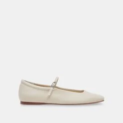 REYES BALLET FLATS IVORY LEATHER 25 REYES BALLET FLATS IVORY LEATHER -Fashion Shoe Store DOLCEVITA FLATS REYES IVORYLEATHER 02
