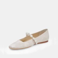ROXANA PEARL BALLET FLATS IVORY SATIN 16 ROXANA PEARL BALLET FLATS IVORY SATIN -Fashion Shoe Store DOLCEVITA FLATS ROXANA IVORYSATIN 08