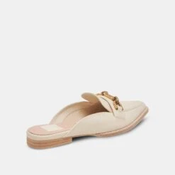 SIDON FLATS IVORY EMBOSSED LEATHER -Fashion Shoe Store DOLCEVITA FLATS SIDON IVORYEMBOSSEDLEATHER 03