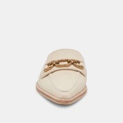 SIDON FLATS IVORY EMBOSSED LEATHER -Fashion Shoe Store DOLCEVITA FLATS SIDON IVORYEMBOSSEDLEATHER 04