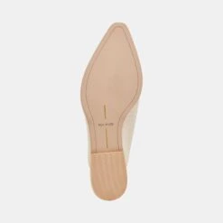 SIDON FLATS IVORY EMBOSSED LEATHER -Fashion Shoe Store DOLCEVITA FLATS SIDON IVORYEMBOSSEDLEATHER 07