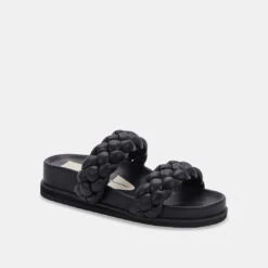 SIGNE SANDALS BLACK STELLA -Fashion Shoe Store DOLCEVITA FLATS SIGNE BLACKSTELLA 01