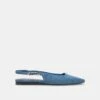 ELLEY FLATS BLUE DENIM 2 ELLEY FLATS BLUE DENIM -Fashion Shoe Store DOLCEVITA FLAT ELLEY BLUEDENIM 02