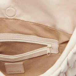 Dolce Vita ANGIE TOTE IVORY FAUX LEATHER 9 Dolce Vita ANGIE TOTE IVORY FAUX LEATHER -Fashion Shoe Store DOLCEVITA HANDBAGS ANGIE IVORY 1