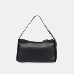 Dolce Vita AUDRI SHOULDER BAG BLACK LEATHER