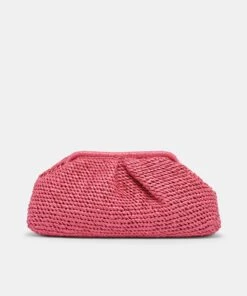 CRISSY CLUTCH ORCHID RAFFIA -Fashion Shoe Store DOLCEVITA HANDBAGS CRISSY ORCHIDRAFFIA 2copy