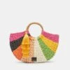 ESTELLE HANDBAG MULTI RAFFIA