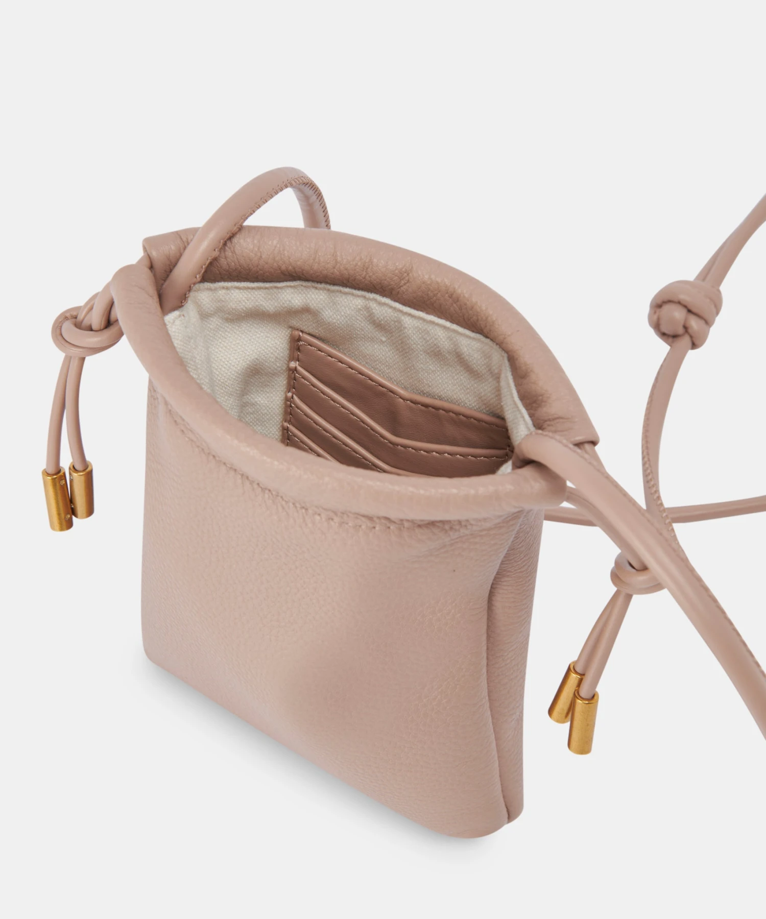 EVIE PHONE POUCH CAFE LEATHER 8 EVIE PHONE POUCH CAFE LEATHER - Image 6