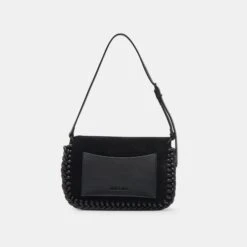 Dolce Vita HARPER SHOULDER BAG BLACK SUEDE 12 Dolce Vita HARPER SHOULDER BAG BLACK SUEDE -Fashion Shoe Store DOLCEVITA HANDBAGS HARPER BLACK 1 161106c4 15cd 4869 840e 6f5a2e66b86a