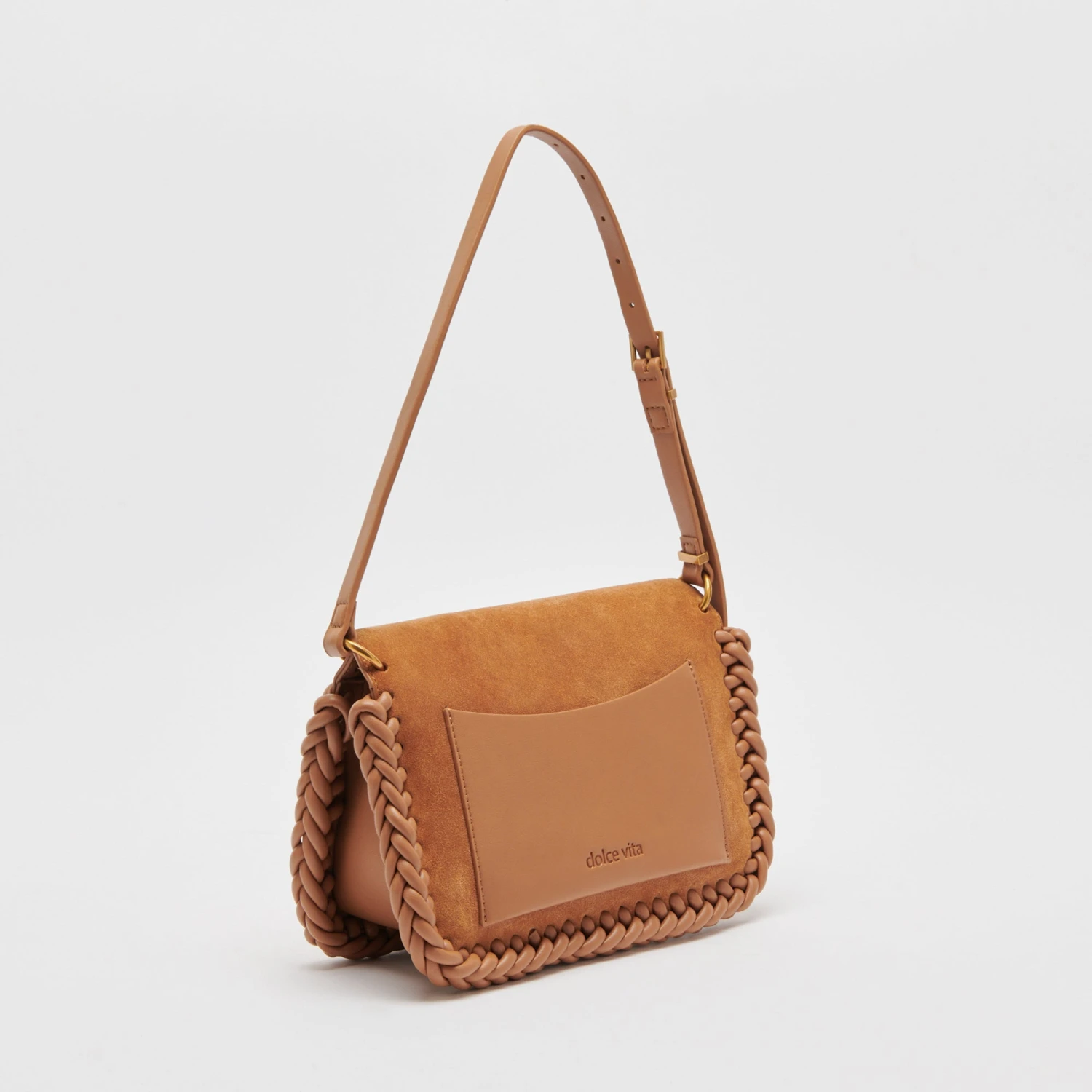 Dolce Vita HARPER SHOULDER BAG RUSTY OAK SUEDE 8 Dolce Vita HARPER SHOULDER BAG RUSTY OAK SUEDE - Image 6