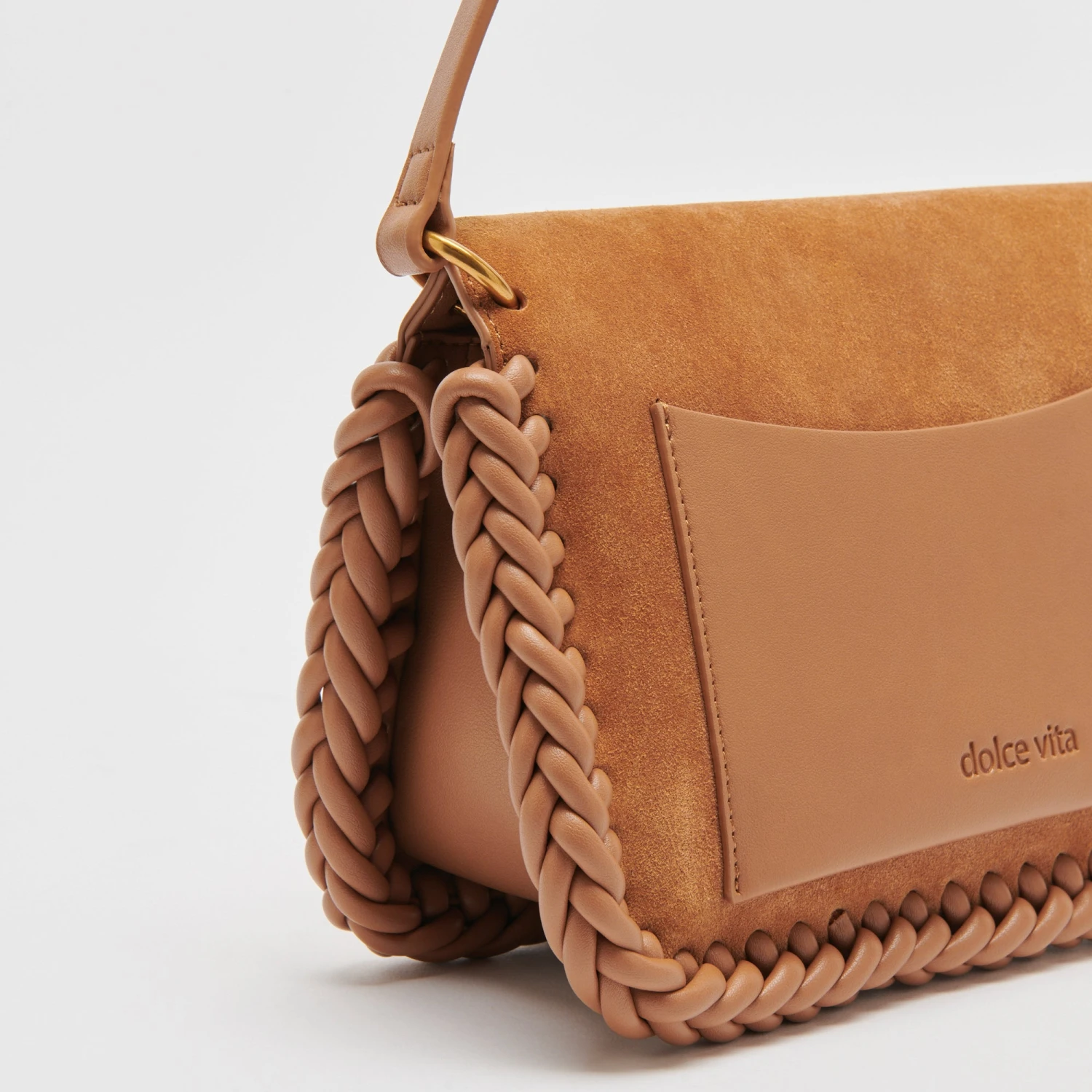 Dolce Vita HARPER SHOULDER BAG RUSTY OAK SUEDE 5 Dolce Vita HARPER SHOULDER BAG RUSTY OAK SUEDE - Image 3