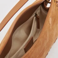 Dolce Vita HARPER SHOULDER BAG RUSTY OAK SUEDE 13 Dolce Vita HARPER SHOULDER BAG RUSTY OAK SUEDE -Fashion Shoe Store DOLCEVITA HANDBAGS HARPER RUSTYOAK 3