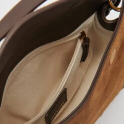 Dolce Vita HARPER SHOULDER BAG TOBACCO SUEDE -Fashion Shoe Store DOLCEVITA HANDBAGS HARPER TOBACCO 3