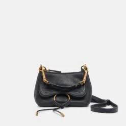 Dolce Vita JOLENE CROSSBODY BLACK LEATHER