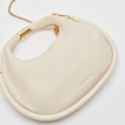 Dolce Vita KEENA CROSSBODY IVORY LEATHER -Fashion Shoe Store DOLCEVITA HANDBAGS KEENA IVORY 1