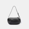 Dolce Vita LIVI SHOULDER BAG BLACK LEATHER -Fashion Shoe Store DOLCEVITA HANDBAGS LIVI BLACK 1
