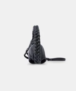 PIPPA CROSSBODY BAG BLACK LEATHER -Fashion Shoe Store DOLCEVITA HANDBAGS PIPPA BLACK PEBBLE 10