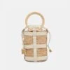 SHAENA BUCKET BAG IVORY NATURAL RAFFIA -Fashion Shoe Store DOLCEVITA HANDBAGS SHAENA IVORY NATURAL RAFFIA 2copy