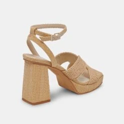 Dolce Vita ARIES HEELS LT NATURAL RAFFIA 13 Dolce Vita ARIES HEELS LT NATURAL RAFFIA -Fashion Shoe Store DOLCEVITA HEELS ARIES LTNATURALRAFFIA 03