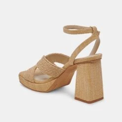 Dolce Vita ARIES HEELS LT NATURAL RAFFIA 15 Dolce Vita ARIES HEELS LT NATURAL RAFFIA -Fashion Shoe Store DOLCEVITA HEELS ARIES LTNATURALRAFFIA 09