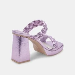 ASHBY HEELS LILAC CRACKLED STELLA -Fashion Shoe Store DOLCEVITA HEELS ASHBY LILACCRACKLEDSTELLA 03