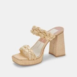 ASHBY HEELS LT NATURAL RAFFIA -Fashion Shoe Store DOLCEVITA HEELS ASHBY LTNATURALRAFFIA 08