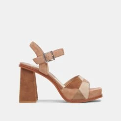 Dolce Vita AUBREY HEELS BROWN MULTI SUEDE