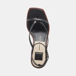 BANITA SANDALS BLACK LEATHER -Fashion Shoe Store DOLCEVITA HEELS BANITA BLACKLEATHER 06