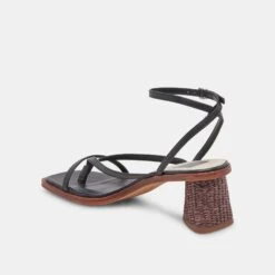 BANITA SANDALS BLACK LEATHER -Fashion Shoe Store DOLCEVITA HEELS BANITA BLACKLEATHER 09