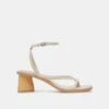 BANITA SANDALS IVORY LEATHER -Fashion Shoe Store DOLCEVITA HEELS BANITA IVORYLEATHER 02