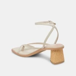 BANITA SANDALS IVORY LEATHER -Fashion Shoe Store DOLCEVITA HEELS BANITA IVORYLEATHER 09