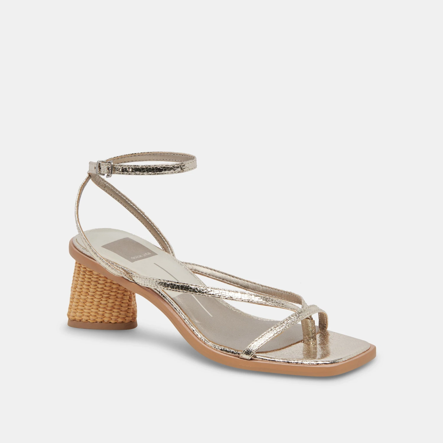 BANITA SANDALS LIGHT GOLD CRACKLED STELLA 4 BANITA SANDALS LIGHT GOLD CRACKLED STELLA - Image 2