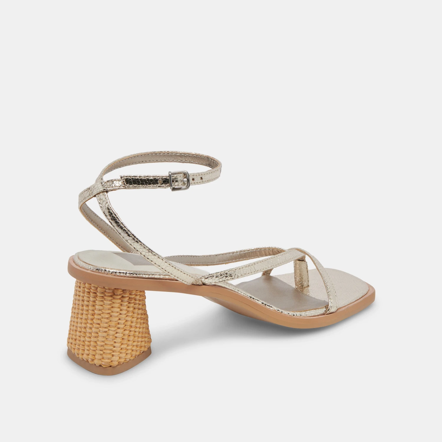 BANITA SANDALS LIGHT GOLD CRACKLED STELLA 5 BANITA SANDALS LIGHT GOLD CRACKLED STELLA - Image 3