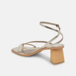 BANITA SANDALS LIGHT GOLD CRACKLED STELLA 15 BANITA SANDALS LIGHT GOLD CRACKLED STELLA -Fashion Shoe Store DOLCEVITA HEELS BANITA LIGHTGOLDCRACKLEDSTELLA 09