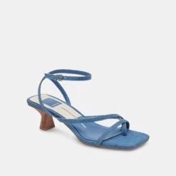 Dolce Vita BAYLOR HEELS BLUE DENIM -Fashion Shoe Store DOLCEVITA HEELS BAYLOR BLUEDENIM 01