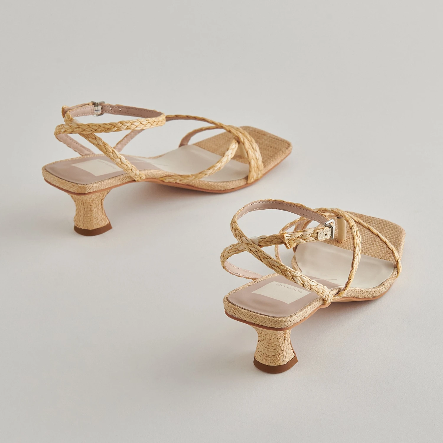 BAYLOR HEELS LT NATURAL RAFFIA 8 BAYLOR HEELS LT NATURAL RAFFIA - Image 6