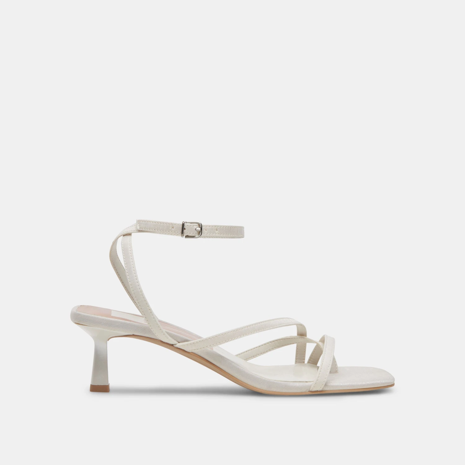 Dolce Vita BETSI HEELS OFF WHITE SATIN 3 Dolce Vita BETSI HEELS OFF WHITE SATIN