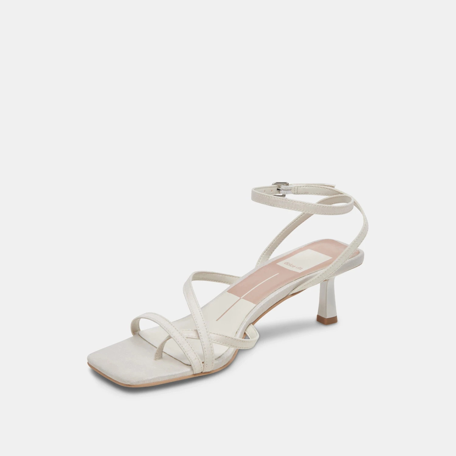 Dolce Vita BETSI HEELS OFF WHITE SATIN 7 Dolce Vita BETSI HEELS OFF WHITE SATIN - Image 5