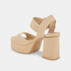 BOBBY HEELS NATURAL RAFFIA -Fashion Shoe Store DOLCEVITA HEELS BOBBY NATURALRAFFIA 09